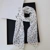 Retro Sweet Polka Dots Print Chiffon Scarf Women'S  All-Match Belt Scarf