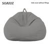 Household Indoor Lazy Lounge Chair Large Bean Bag Chair Sofa Cover Without Filler