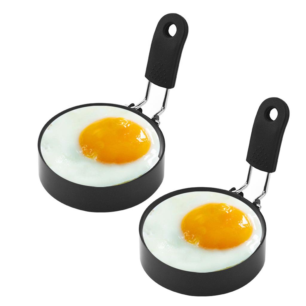 Paslanmaz çelik omlet ev tipi yuvarlak kızarmış yumurta buharda pişirilmiş poşe omlet kalıbı mutfak pişirme aleti