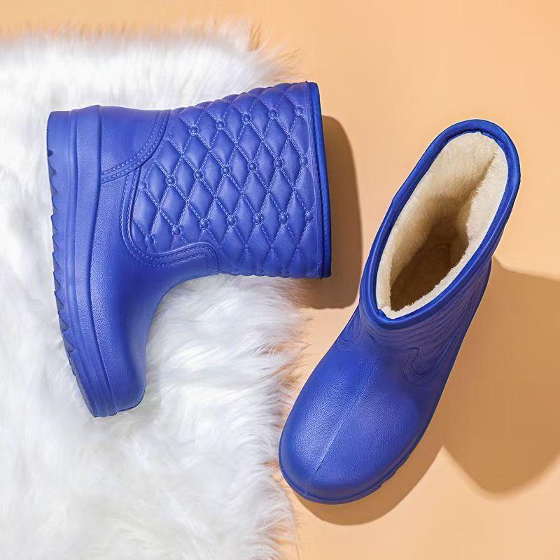 

Winter women s velvet snow boots waterproof snow rain shoes non-slip women s EA thermal boots lightweight non-slip women s boots 40-41