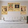 One Piece Poster Clear Printing Rectangle Decorative Japanese Anime Luffy Bounty Poster Bedroom Decor for Bar