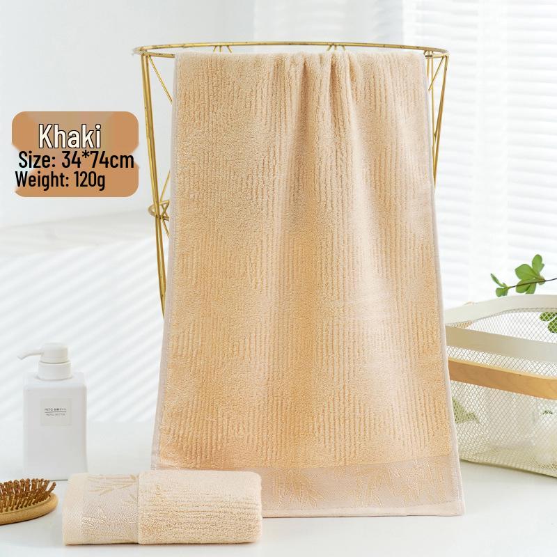Solid Color Bamboo Charcoal Face Towel with Custom Logo