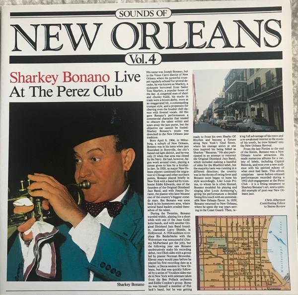 

LP Record SHARKEY BONANO Sounds Of New Orleans Vol. 4 Live SLP6011 STORYVILLE 1989 Switzerlan Jazz Used