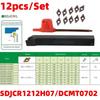 SDJCR1212H07 Lathe Turning Tool Holder Boring Bar And 10pcs DCMT0702 Carbide Inserts For Precision Grinding Accessories