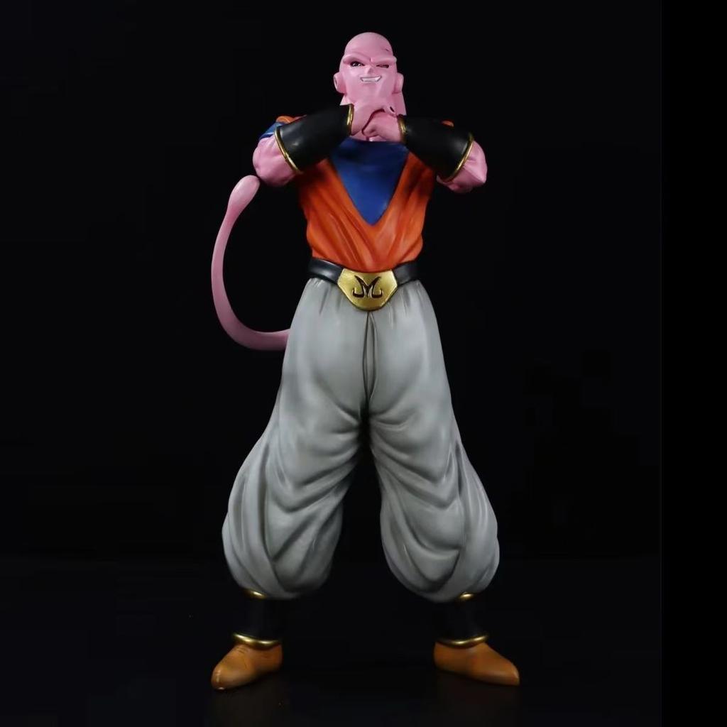 35CM Anime Dragon Ball Z Gohan Majin Buu Saiyan Battle Action Figure Scene PVC Statue Collection Model Children Toys Gifts