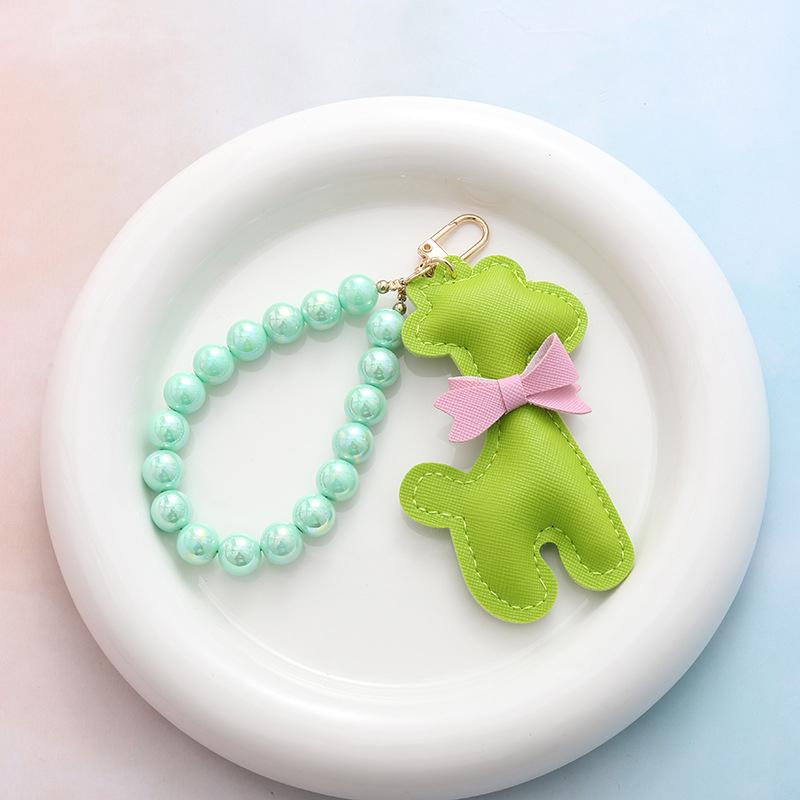 Fashion Giraffe Keychain Women Cute Car Keycchain Leather Animal Key Ring Key Holder Party Gift Jewelry