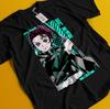 Demon Slayer Shirt Mitsuri Kanroji Tshirt Zenitsu T-Shirt Muzan Tanjiro Doma Tee