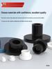 Nylon T-Shaped Plastic Step Gasket Ring with Screw Shaft Sleeve, Insulation Pad, M2-M35