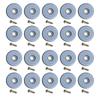 Pack Of 20 Reusable Furniture Sliders With Screws for Wood Floor Chair Leg Protectors Scratch Noise Reductions Glides