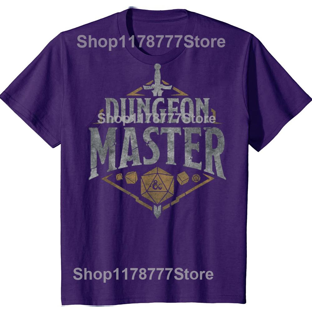 Lustige Dungeons & Dragons Spielleiter T-Shirts Baumwolle Kurzarm Geschenke Herrenbekleidung Mode Lässig Locker Oversize T-Shirt
