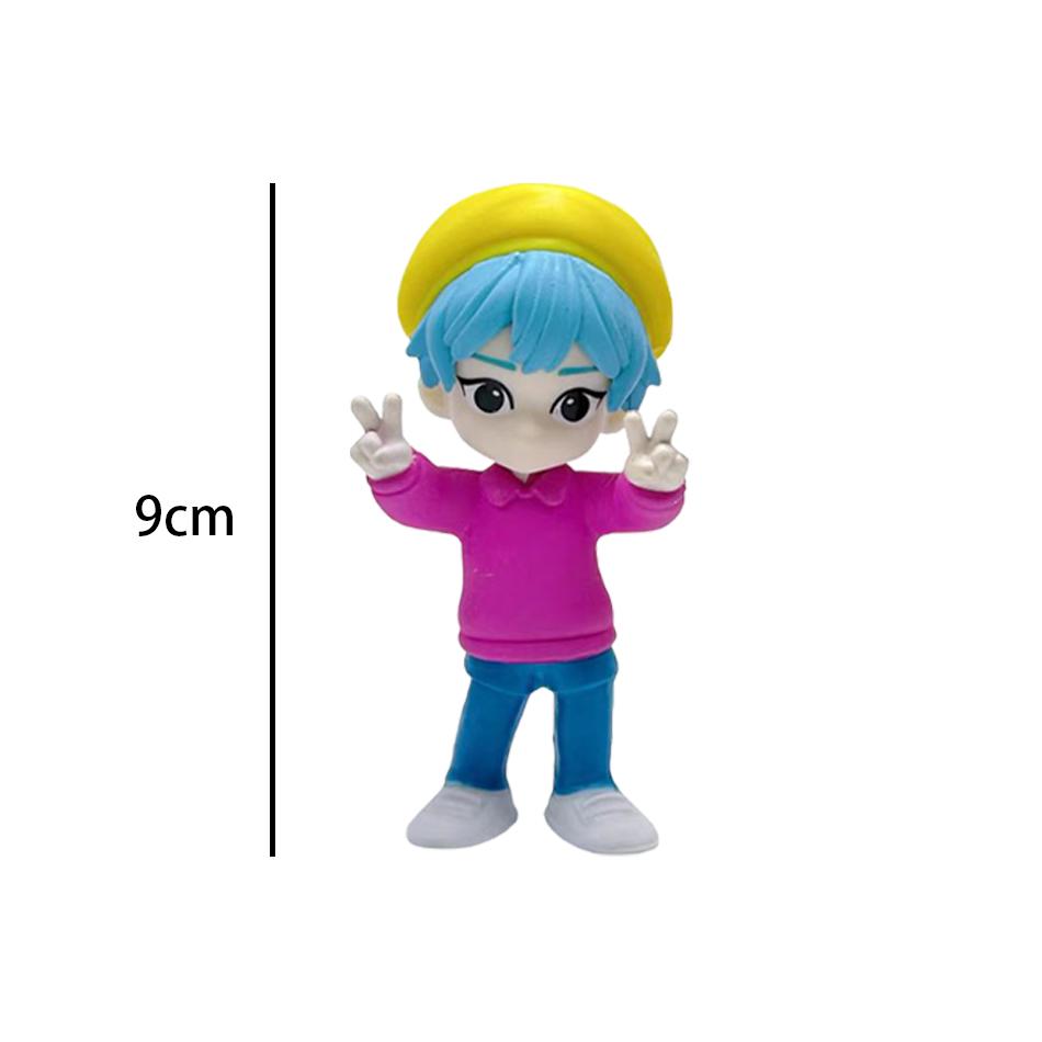 Anime K-pop Demon Hunters Series Figure Bag Tiger Figurine Toy Desk Decoration Statues Ornament Halloween Christmas Kid Gifts