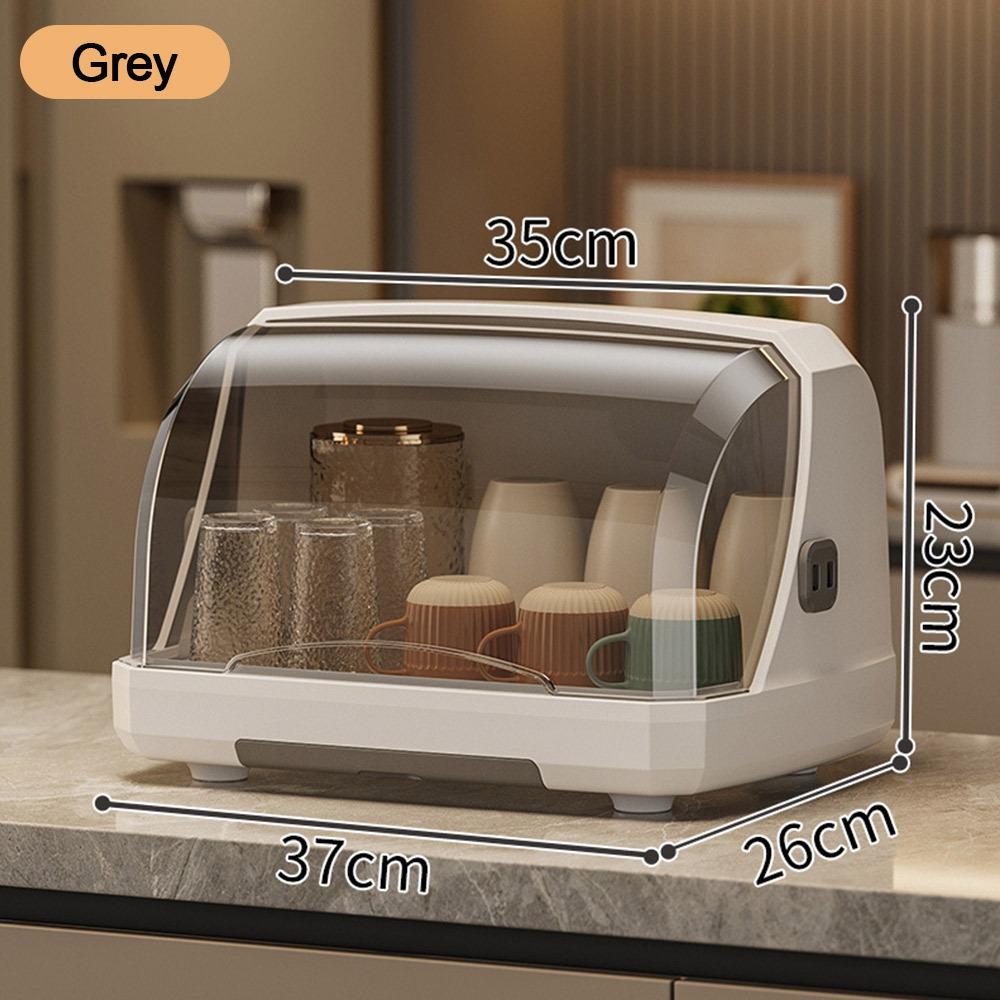Dust-proof Cup Storage Box Large Capacity Keep Tidy Cup Drying Rack Household Multi-functional Tableware Storage Box