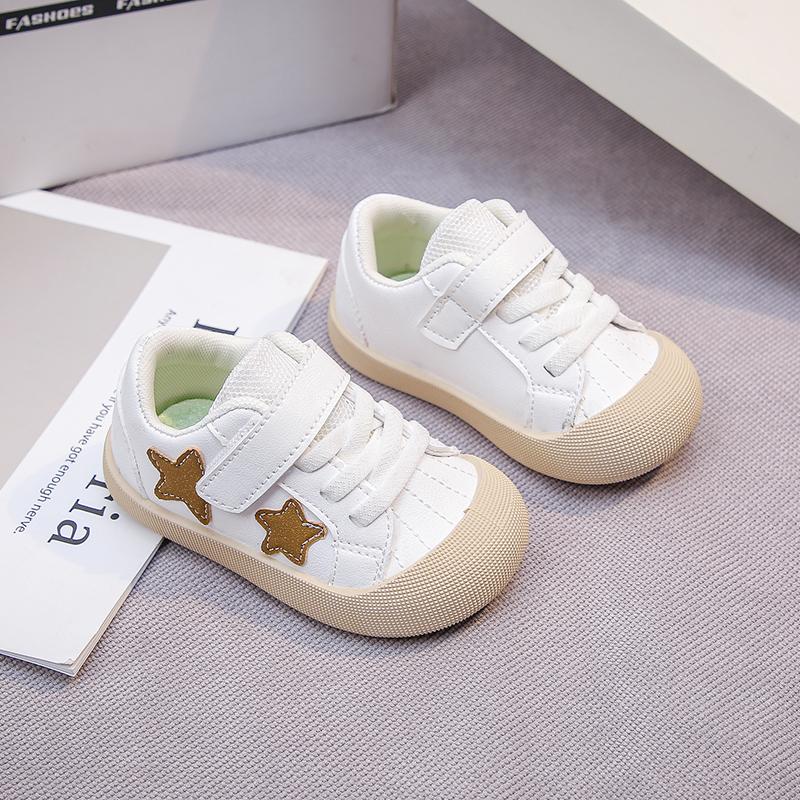 Toddler Kids Running Shoes Soft Sole Comfortable Baby Walking Shoes Toes Capped Fashion Boys Girls Casual Shoes Size 18-29 18 хаки