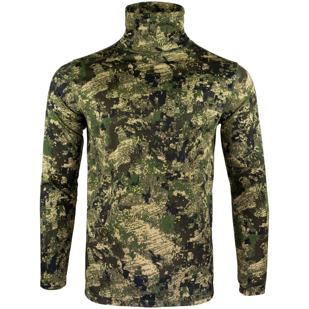 Jack Pyke Mens Digital Camo Roll Neck Midlayer