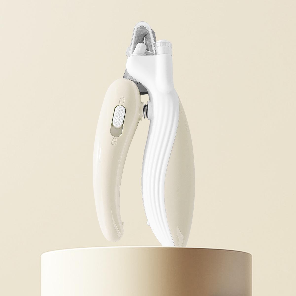 

Профессиональные кусачки для когтей домашних животных со светодиодной подсветкой, ножницы для ухода за когтями домашних животных, собаки, кошки, маленькие животные, триммер для когтей на лапах, товары для домашних животных бежевый