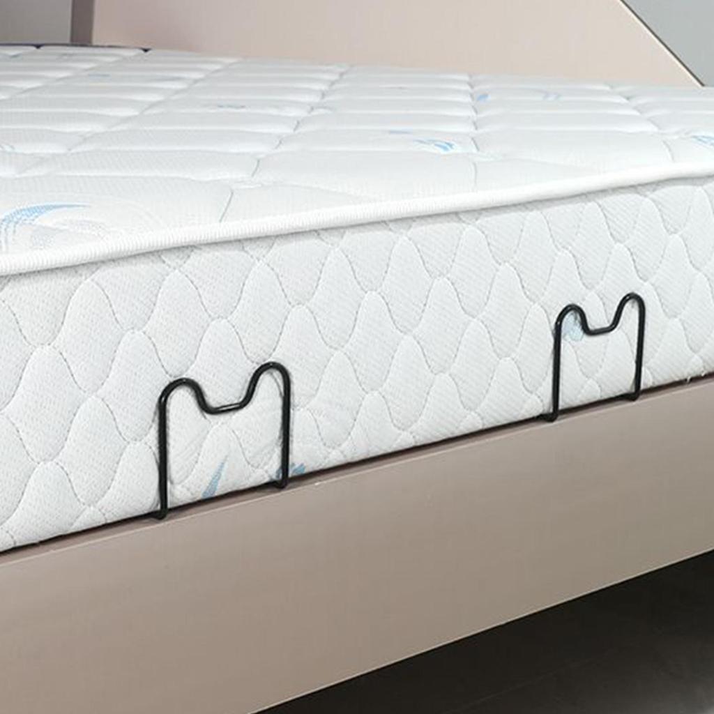 4pcs Anti Slip Mattress Gripper Mattress Holder Metal Bed Frame Stopper Mattress Gaskets Bed Slide Stopper Mattress Stopper