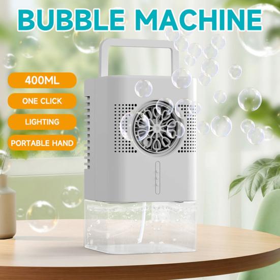Electric Bubble Machine Powerful Automatic Bubble Maker One-Click Operation Bubble Blower Children's Gift for Fun And Parties