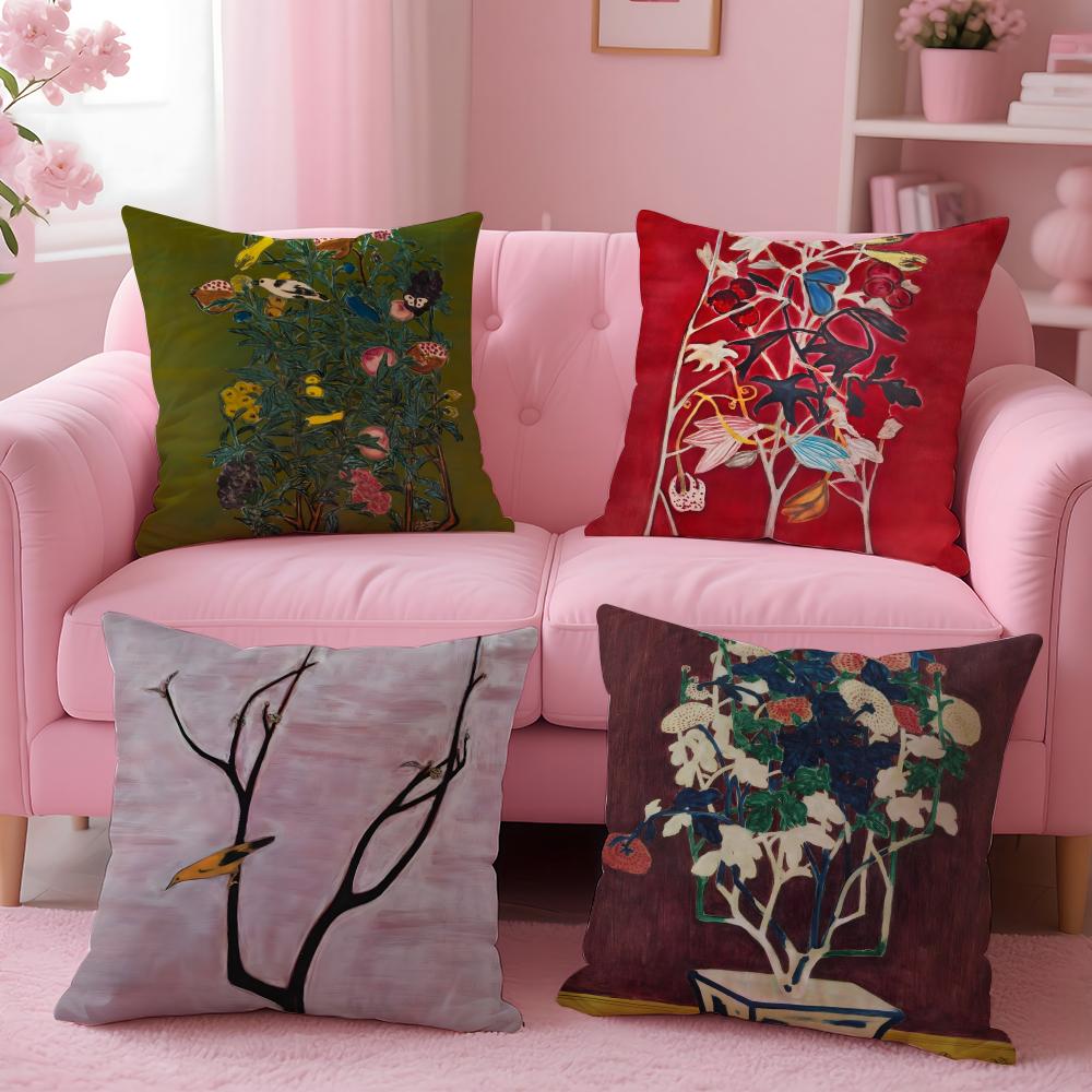 elegant shape ART SSanyu Cushion Cover Pillow Case Soft Skin Friendly Fabric Comfort  Concealed Zipper