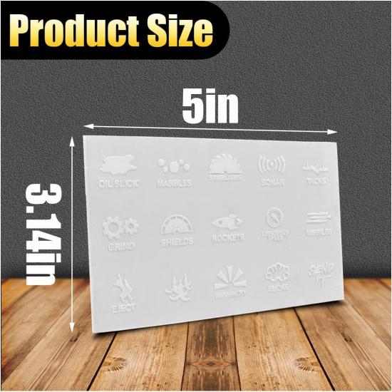 Novelty Stickers Labels for Car or Truck Unused Button, Stickers Decal for Truck, Car Switch Stickers, Car Interior Console Switch Decals, Truck