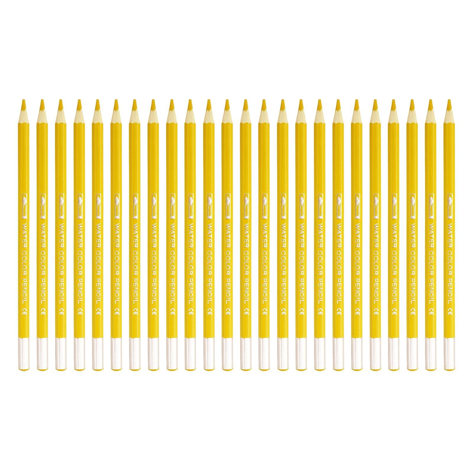 

PATIKIL Colored 24 Pencils for and Dark Yellow Water-Soluble Pencils, Water-Soluble Blending, Coloring, Sketching, Painting, темно-желтого