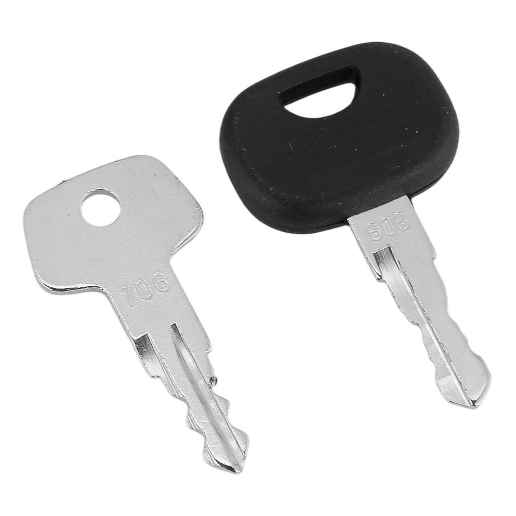 Construction Machine Fuel Cap Lock Ignition Key Set Fit For Liebherr No. 706 No. 606
