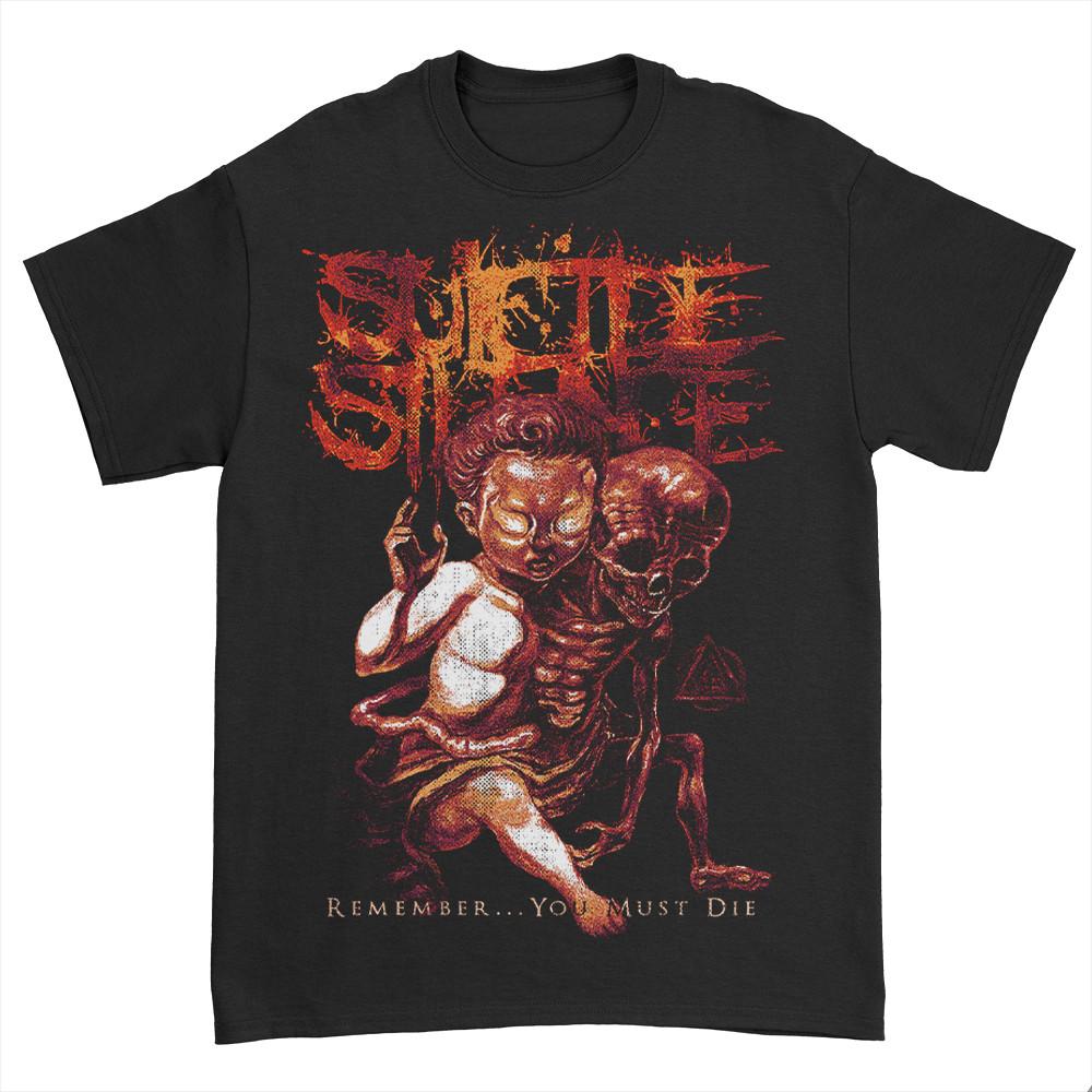 Vtg Suicide Silence Band World Tour Cotton Black S-5XL Unisex Shirt MM787 S