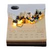 3D Stereoscopic Sticky Note Sculpture 2026 Calendar: Creative Tear-off Convenience Pad and Desktop Ornament