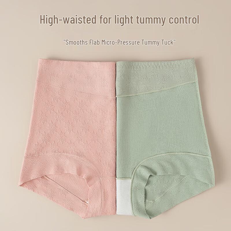 LANGSHA Women's High-Waist Cotton Tummy Control Boy Shorts