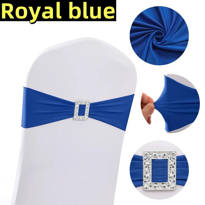 

Party Spandex Chair Sashes Bands with Buckles Chair Sashes Bows for Wedding Banquet Birthday Decoration Ceremony Hotel Reception 10 pcs