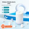 Wireless Rechargeable Air Pump for Camping: Inflate/Deflate Pools, Swim Rings, and Mattresses