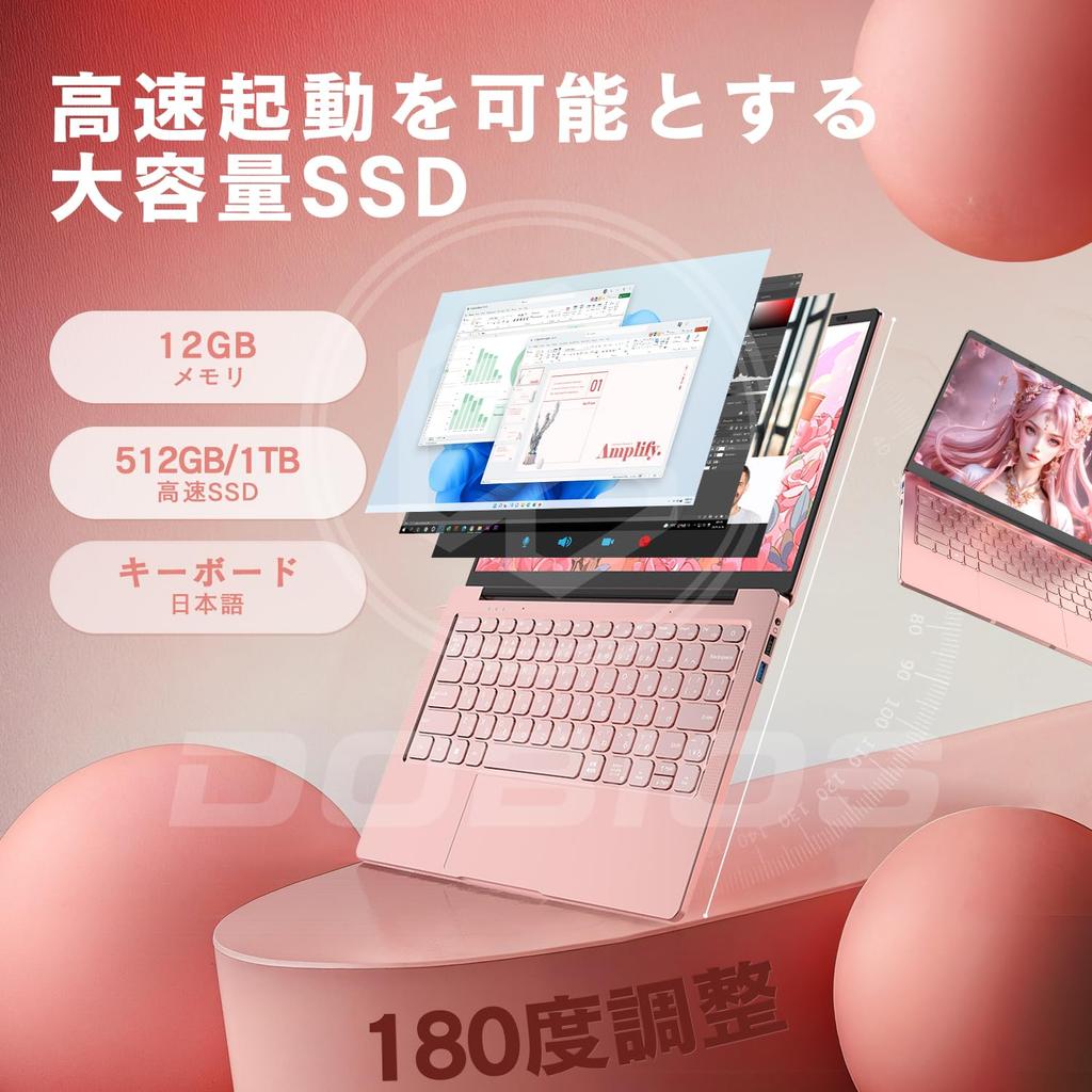 Dobios Laptop with Office 2019 and Windows 11 Ideal for Features a Celeron N4000 a IPS Angle USB Bluetooth and a Japanese Ideal for Working from and