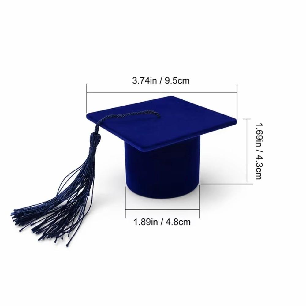 Composites Doctoral Hat Ring Box Earrings Packaging Box  Student Graduation Season