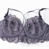 French Women's Sexy Bra Lace Bow Contrast Color Beautiful Breasts Big Breasts Small Thin Underwear Set