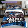 3pcs Duvet Cover Set (1*Duvet Cover + 2*Pillowcase, Without Core), Custom Name Transformers Pattern Bedding Set, Home Bedroom Decor Gift