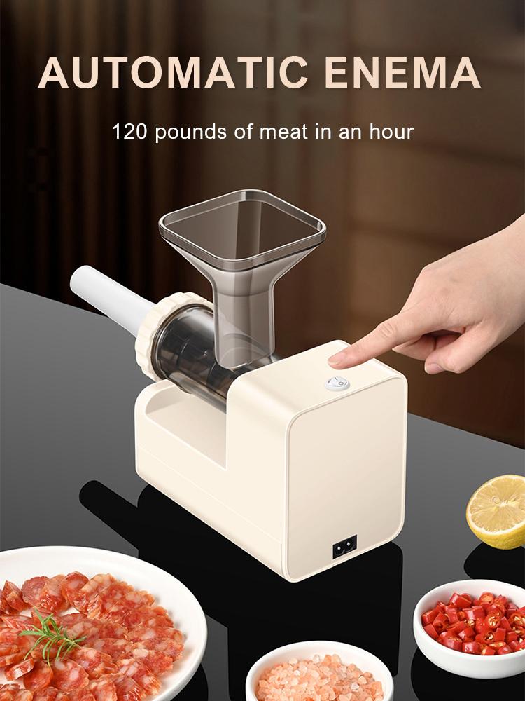 220V Electric Sausage Machine for Household and Commercial Use, Fully Automatic Tool Sausage Machine