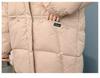 2024 Winter Plus Size Korean Style Mid-Length Thickened Cotton Coat for Women