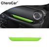 Car Co-pilot Handle Cover Trim Strip for Jeep Wrangler JL JT 2018+Green Interior