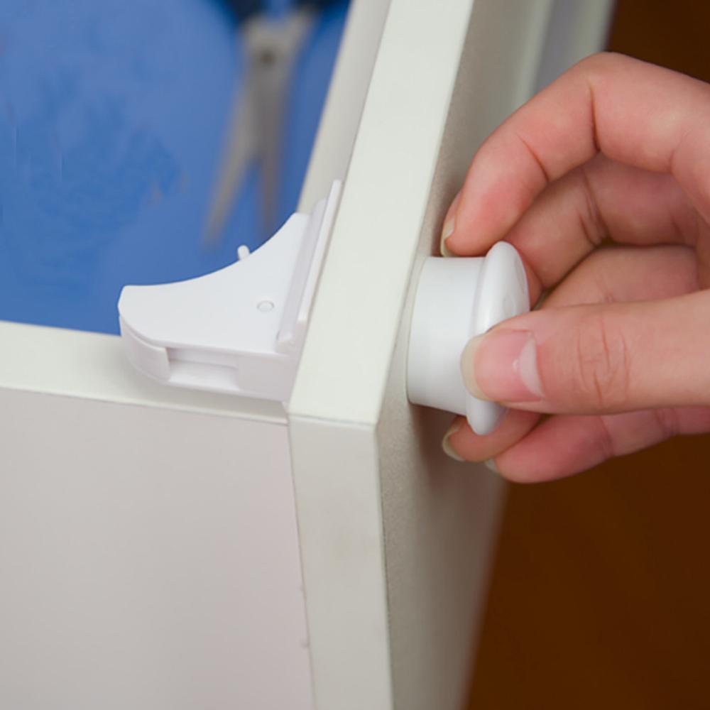 Baby Safety Lock Invisible Lock Kids Security Drawer Latch Cabinet Door Magnetic Child Safety Lock Limiter  Children Protection