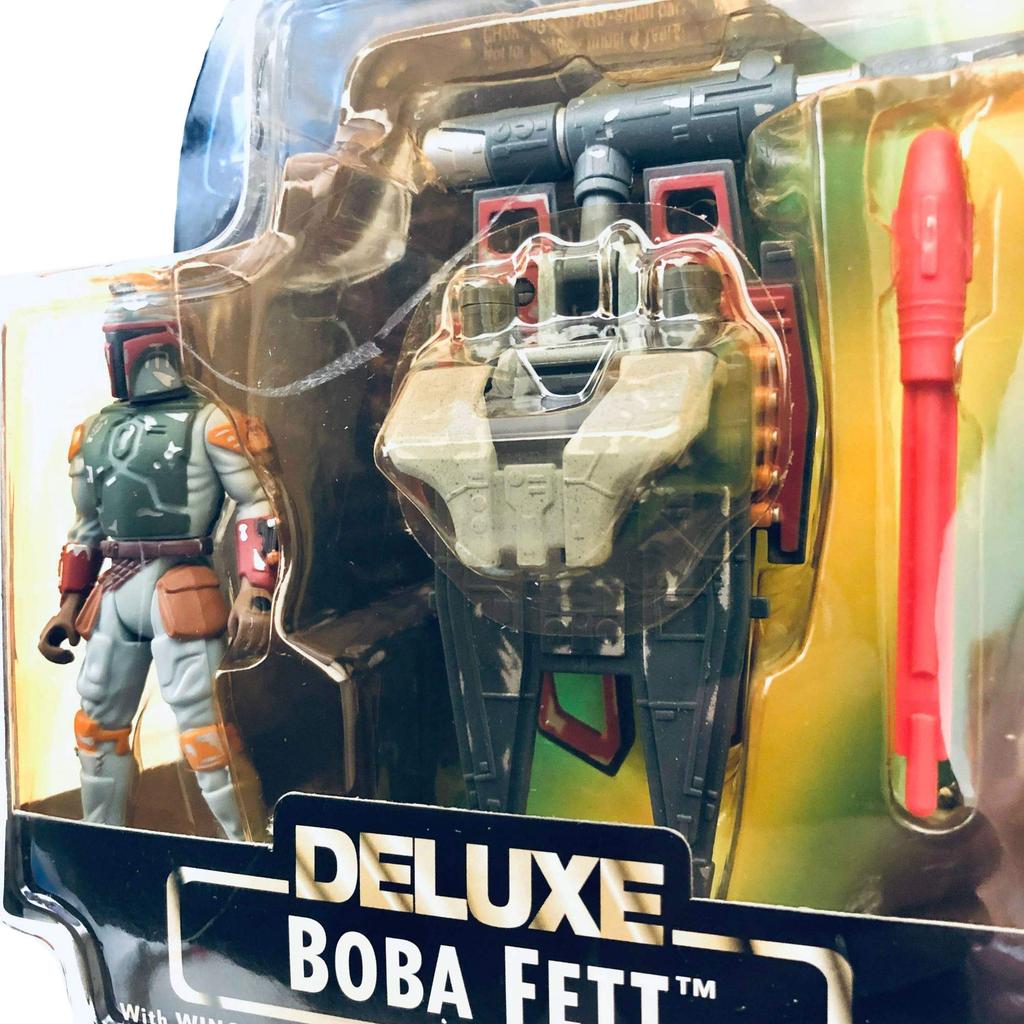 Star Wars Deluxe Figure Boba Fett with Wing Blast Rocket Pack