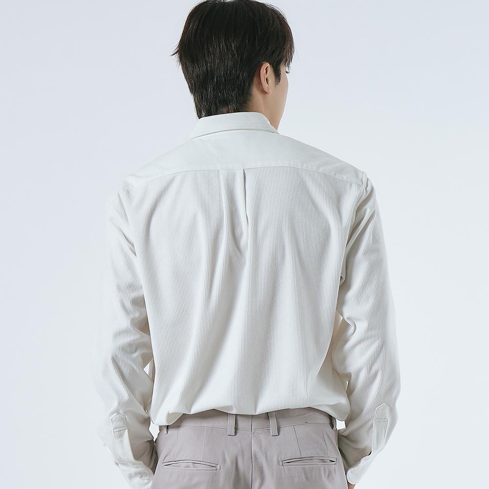 LXT Corduroy Straight Shirt [White]