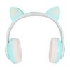 LXB39C Kids Headphone Bluetooth 5.0 Foldable Wireless Glowing Music Cat Ear Headphone for Kids