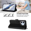 For Honor 400 Lite Leather Case Wallet Stand Phone Cover with Wrist Strap