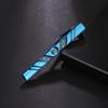 Tie Clip for Men Luxurious Diamond Inlays Alloy Necktie Clasp Tie Bar Pinch Clips Brass Blue Buckle for Wedding Business