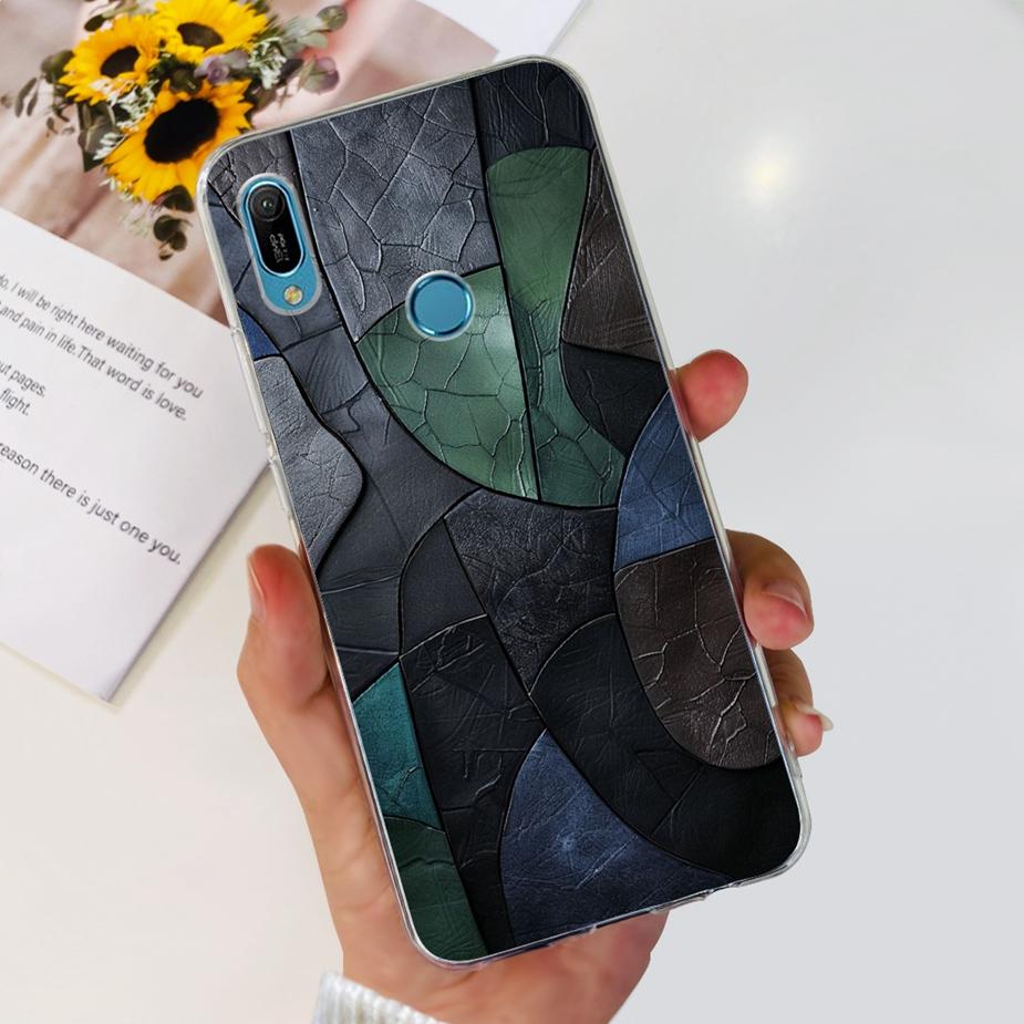 For Huawei Y6 2019 Case Y6 Prime 2019 Fashion Painted Cover Clear Silicone Phone Case For Huawei Y6s 2019 Y6 Pro 2019 Soft Shell