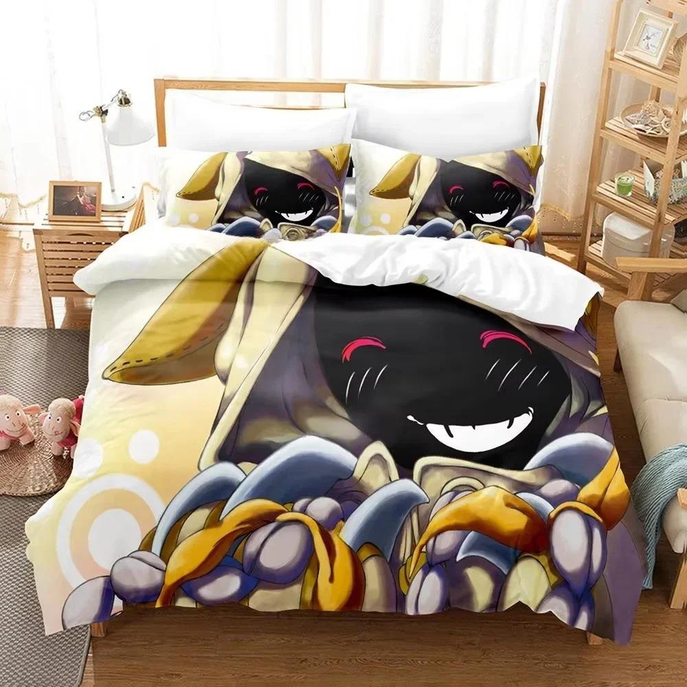 New Personality 3D Printed Anime Blazblue Bedding Set Cartoons three-piece set Adult Kid Bedroom Duvet cover Sets Home Textiles