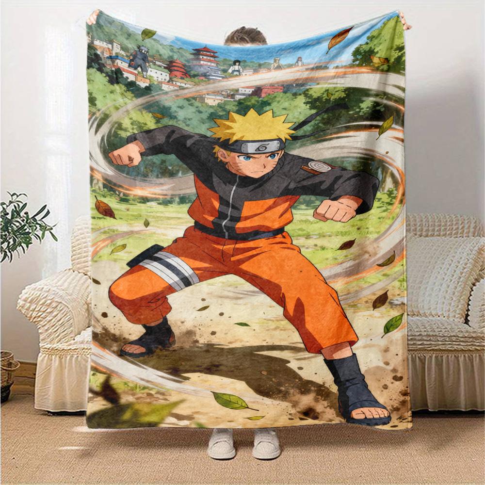 Naruto Blanket Soft Cozy Perfect for Bedding Picnics Bed for All Seasons Modern Birthday Christmas Gift Blanket