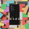Cute Cartoon Astronaut Phone Case For Samsung S9,S10,S20,S10,S21,S25,S24,S23,Ultra,FE,Plus,Lite,Soft Silicone Black Cover