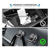 EBGU9 2pcs Car Air Vent Hook Paste USB Cable Headphone Storage Hooks For BMW M Performance Alpina M3 M5 M6 X1 X3 X4 X5 G20