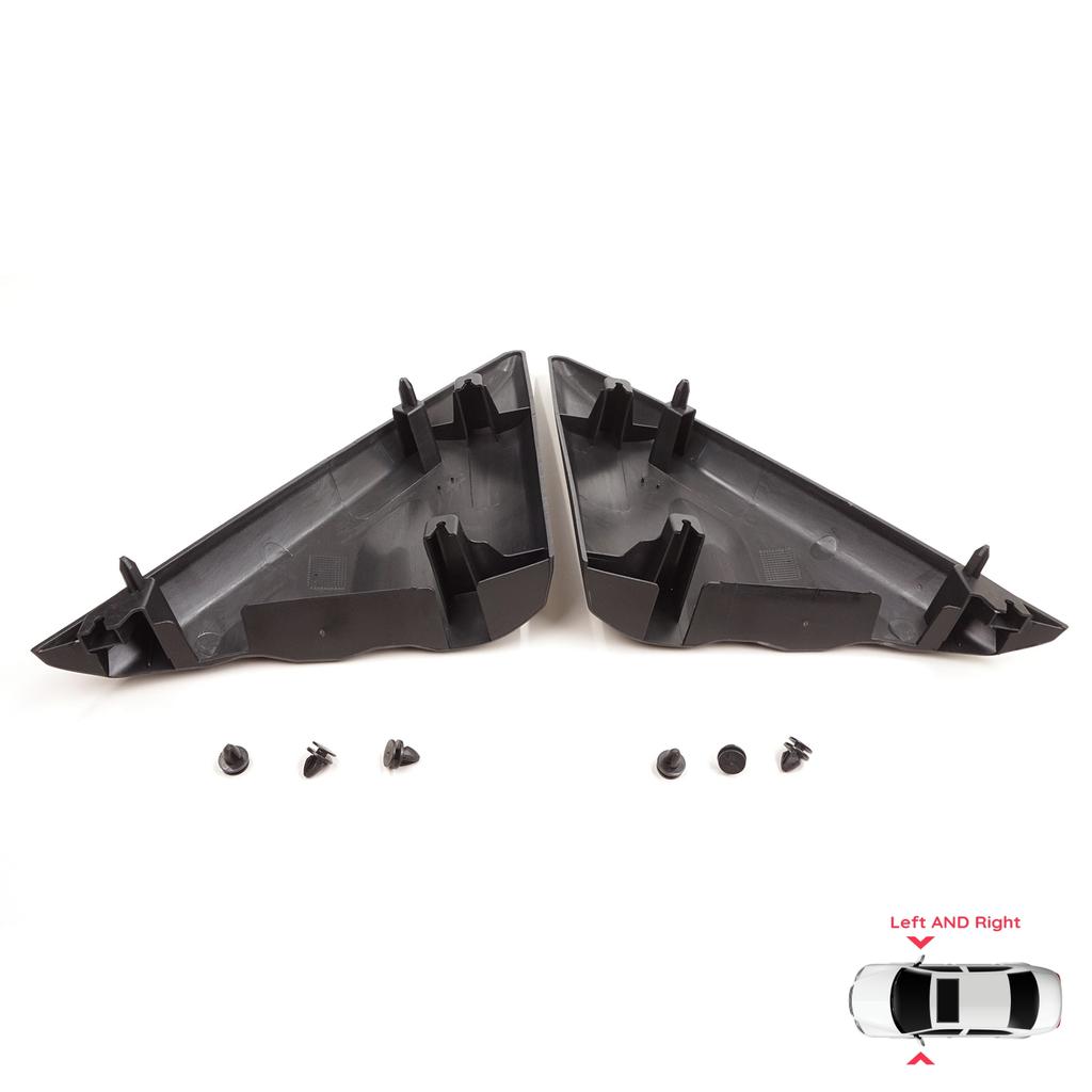 ESP1221 Side View Mirror Door Triangle Fender Trim Cover Set for Ford Transit MK8 T18 V363 2013-2024 2016818 2016819
