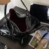 Women Fashion Oil Wax Leather Cross-body Messenger Bag Versatile Large Capacity Shoulder Bags Elegant Luxury Design Tote Bag